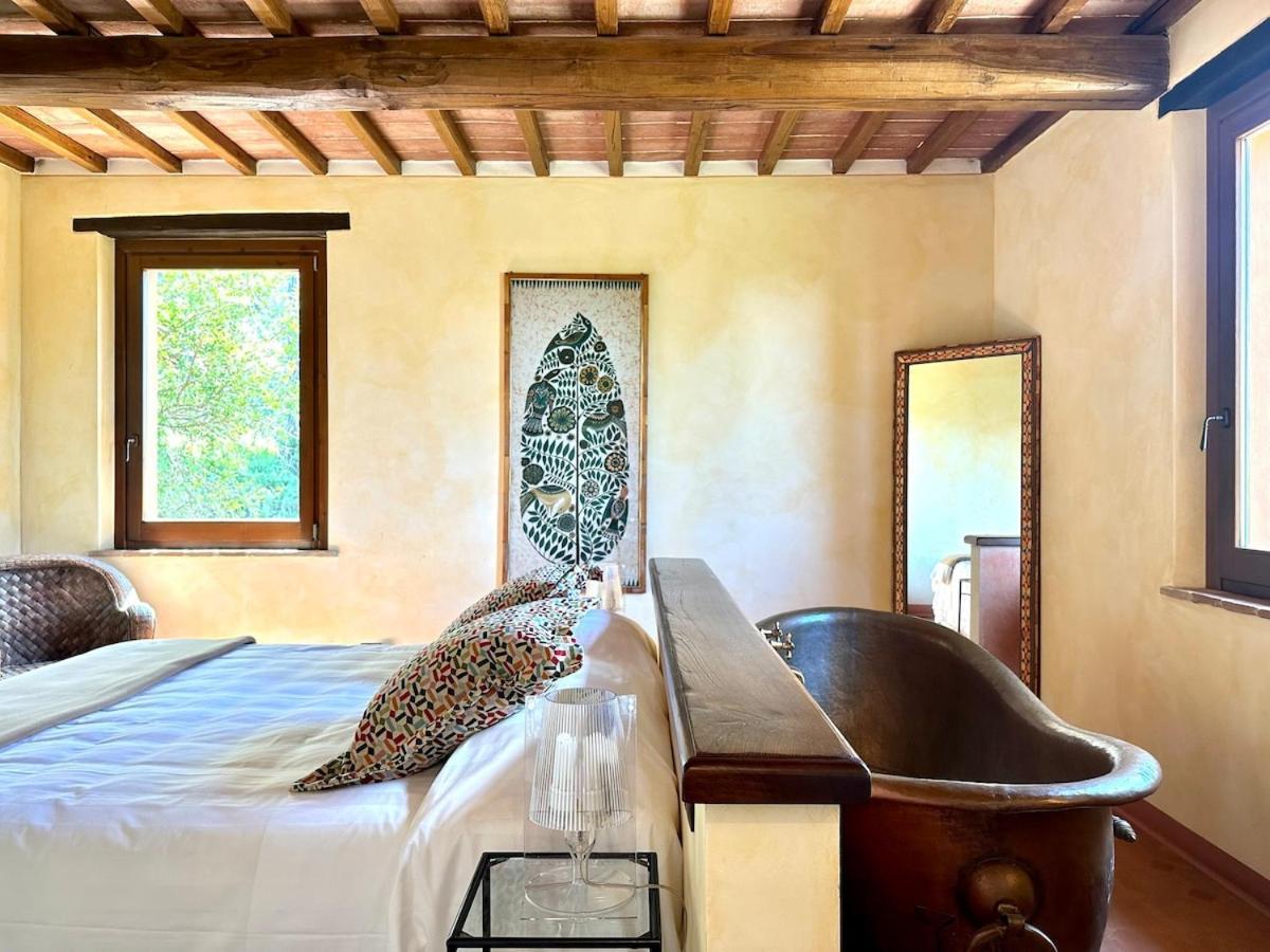 Tartagli Luxury Villa With Pool - A Fontanaro Property Paciano Eksteriør bilde