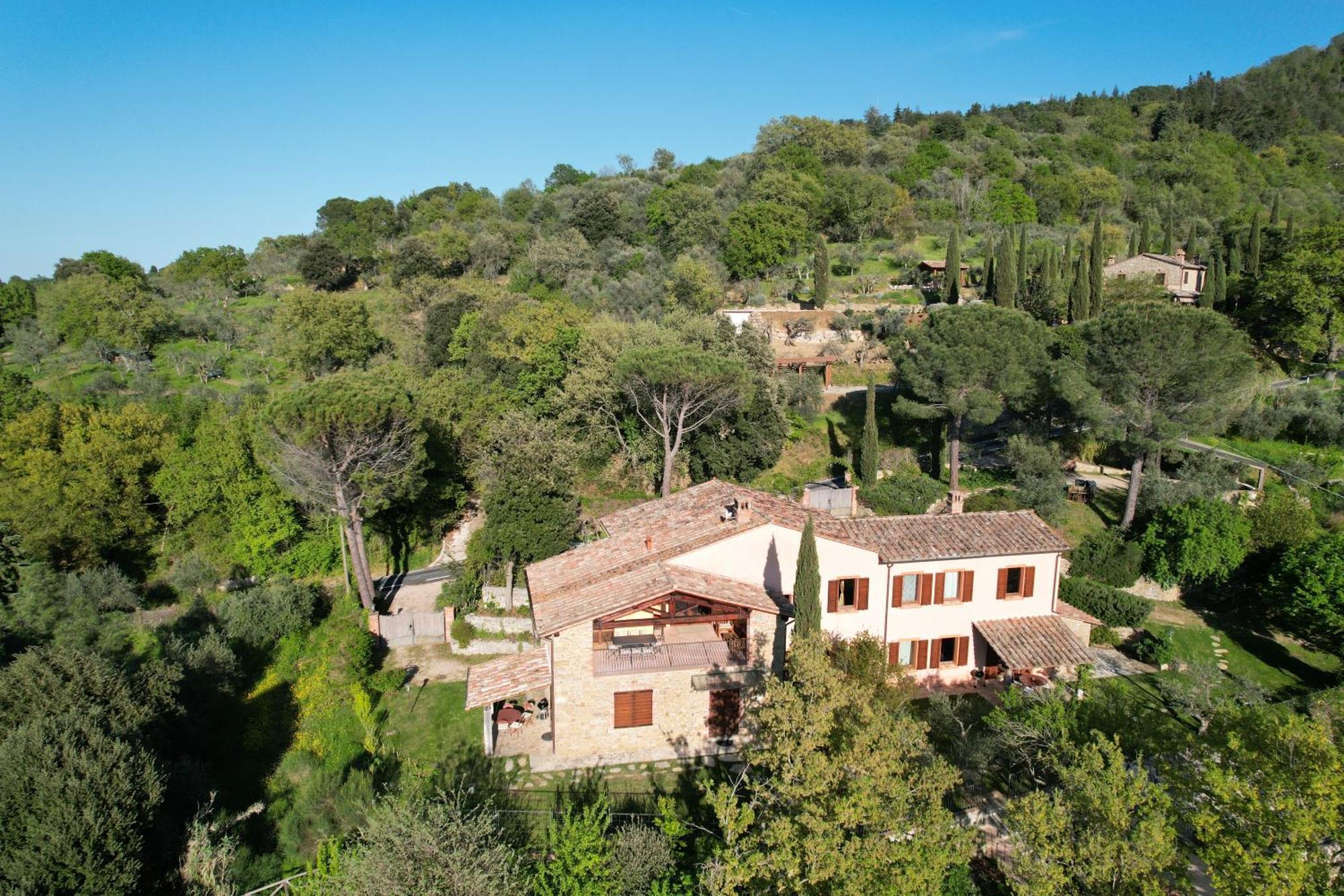 Tartagli Luxury Villa With Pool - A Fontanaro Property Paciano Eksteriør bilde
