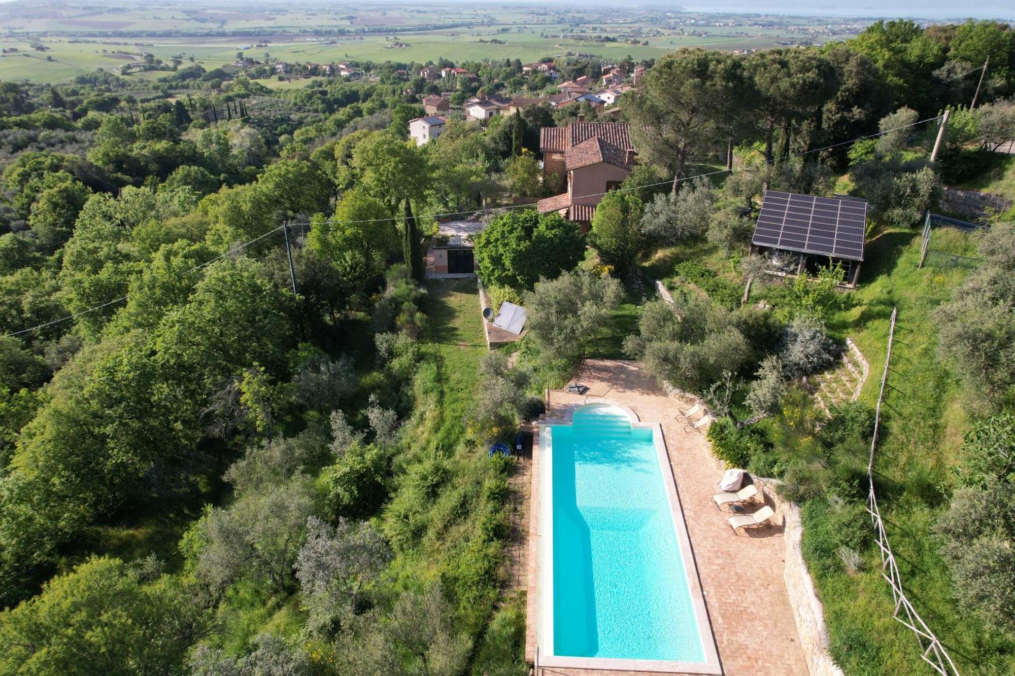 Tartagli Luxury Villa With Pool - A Fontanaro Property Paciano Eksteriør bilde